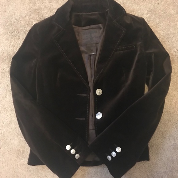 true religion velvet jacket